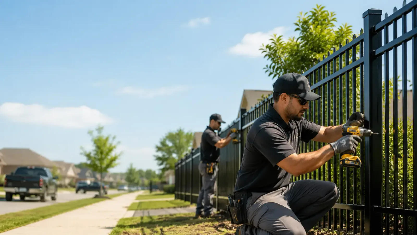 Metal Fence Installation in Kieler, WI